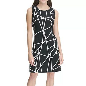 Tommy Hilfiger Cats Cradle Jersey Shift Dress NWT SZ 8